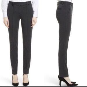 Theory🎉host pick🎉🎈 Pintuck Knit Twill straight leg trouser pant with pleat